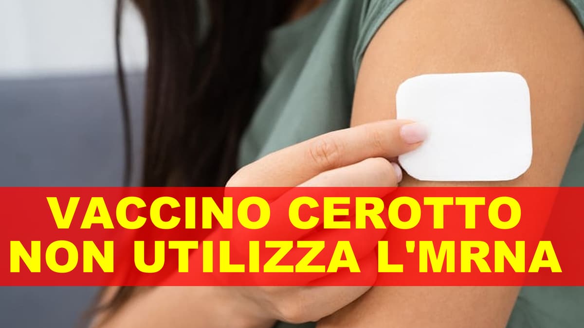 Il vaccino cerotto è in sperimentazione