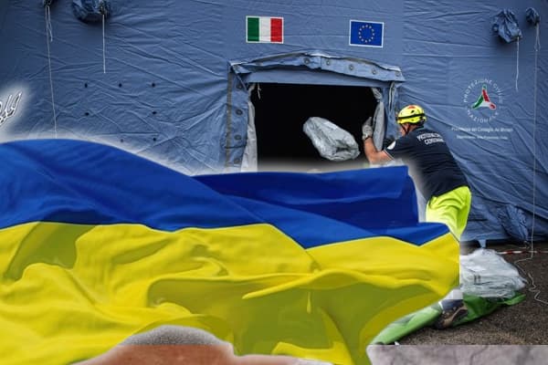 Aiuti all'Ucraina: dall'Italia 200 tende da campo