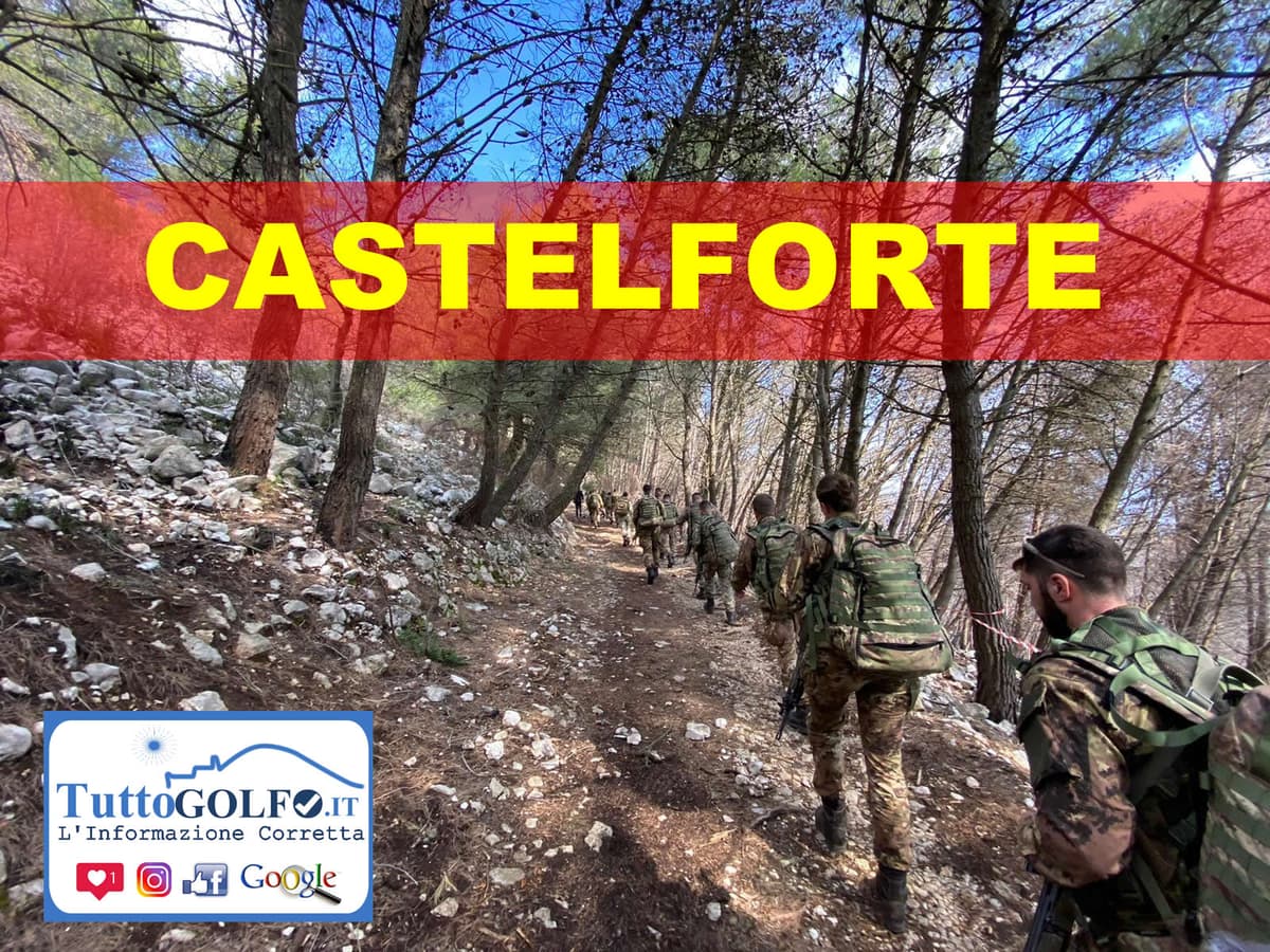 Esercitazione militare a Castelforte