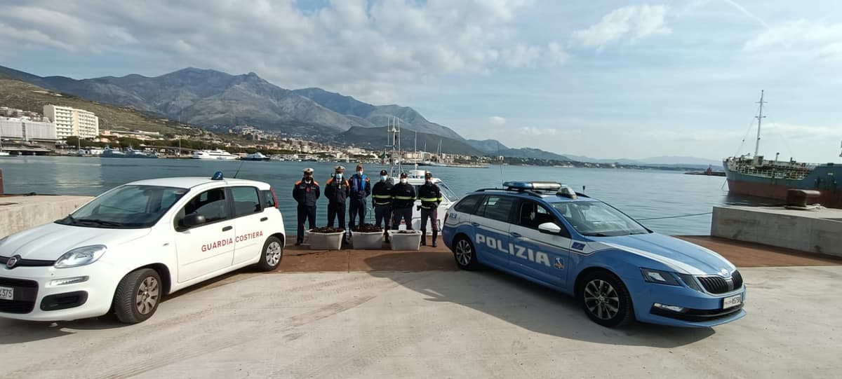Gaeta, Formia - Pesca illegale di ricci di mare