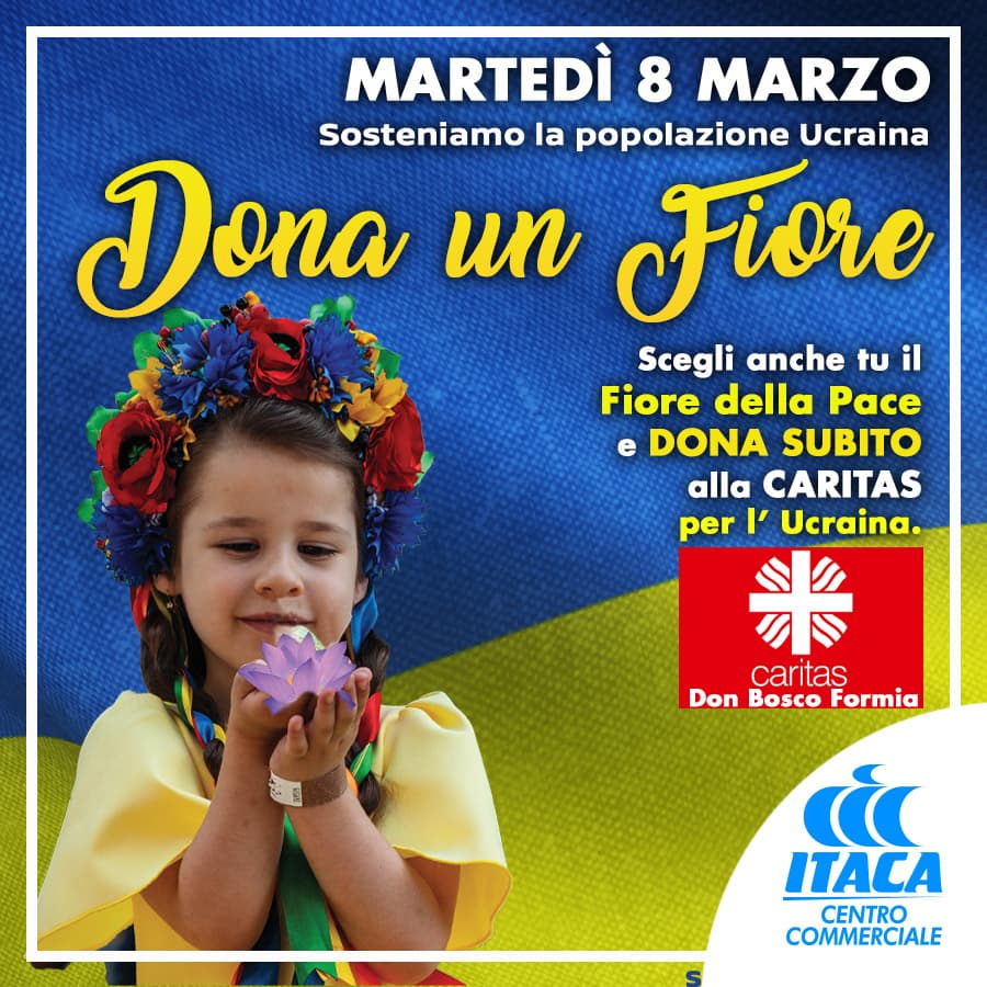 Itaca - Dona un fiore: alla Caritas per l'Ucraina