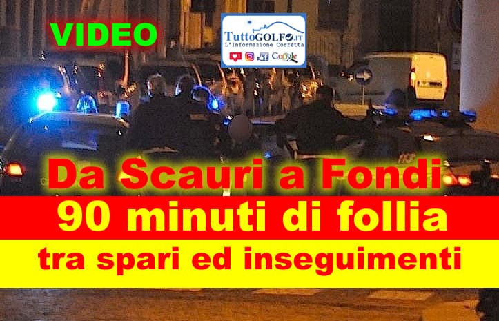 90 minuti di follia tra spari e inseguimenti: Camion con rimorchio da Scauri a Fondi