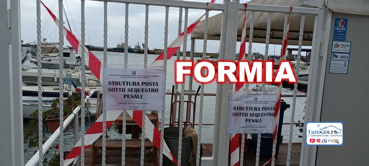 Formia, Occupazione abusiva: Sequestro effettuato della Guardia Costiera