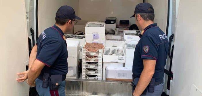 TRASPORTO DI PESCE FRESCO SU STRADA: SANZIONI PER 2.000 EURO