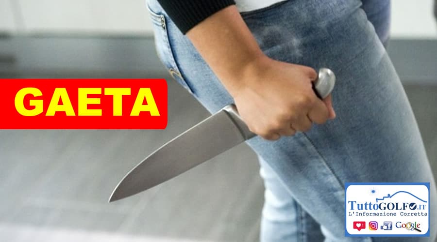 Gaeta, passeggia con un coltello in via Indipendenza