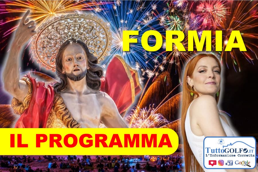 Formia, San Giovanni: Il programma completo. Noemi in concerto