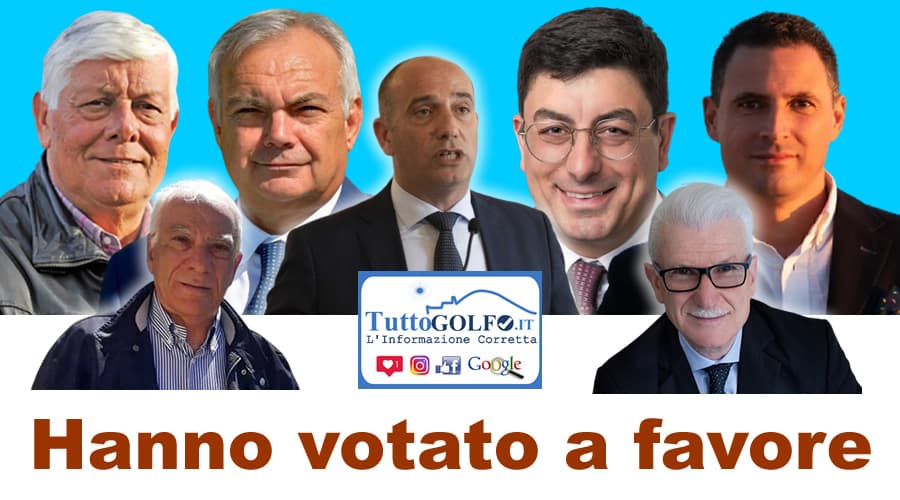 Trano: i sindaci che hanno votato a favore dell'aumento delle bollette dell'acqua