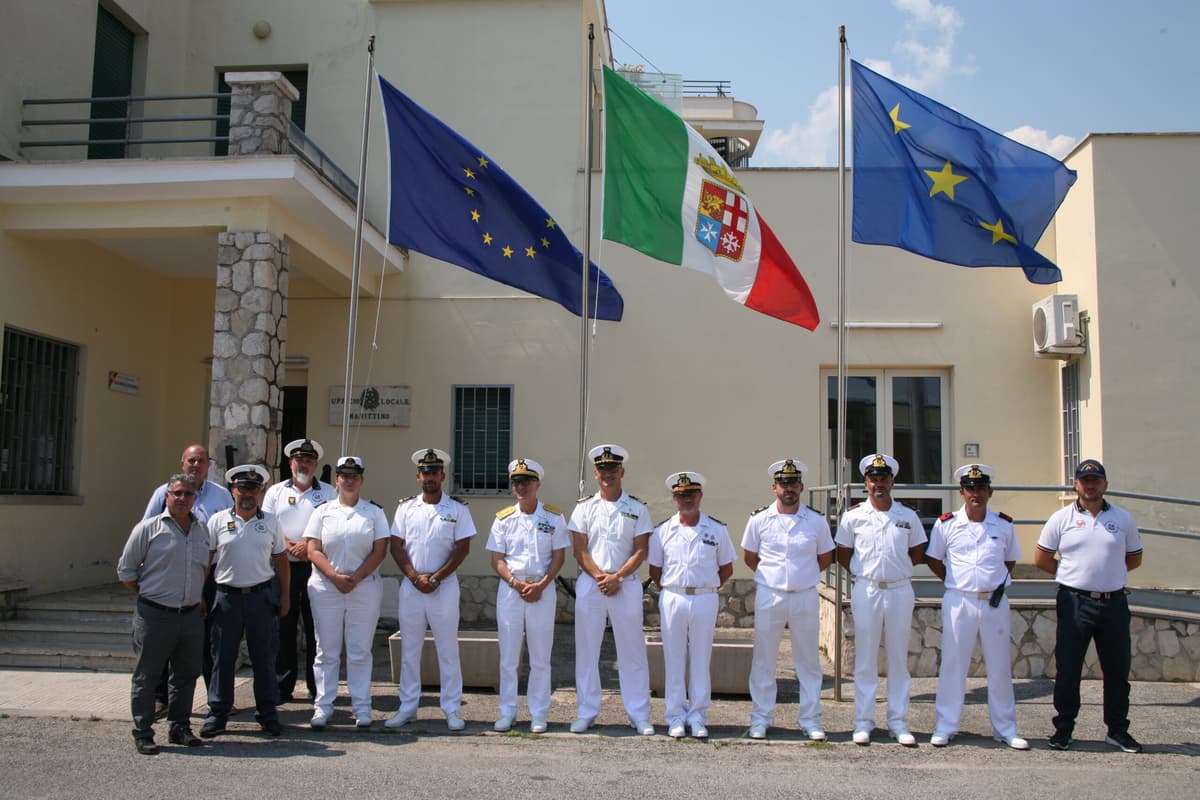 Guardia Costiera: il Comandante Generale in visita agli uffici di Formia e di Scauri