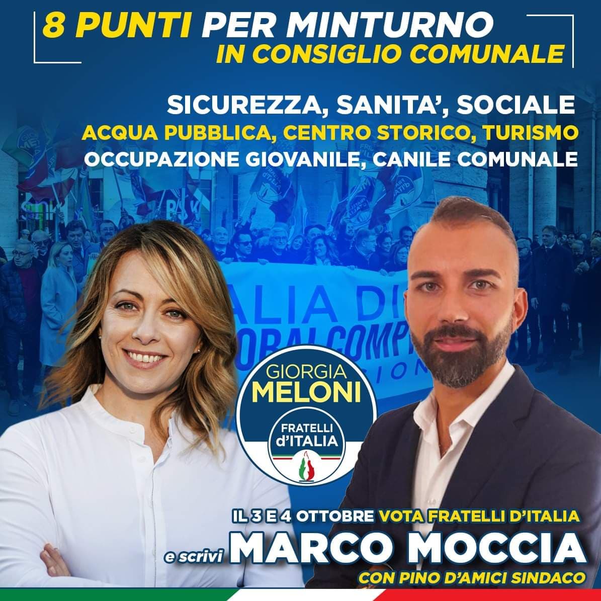 Minturno: Intervista al dirigente regionale di Fratelli d'Italia l'avvocato Marco Moccia in vista delle elezioni nazionali