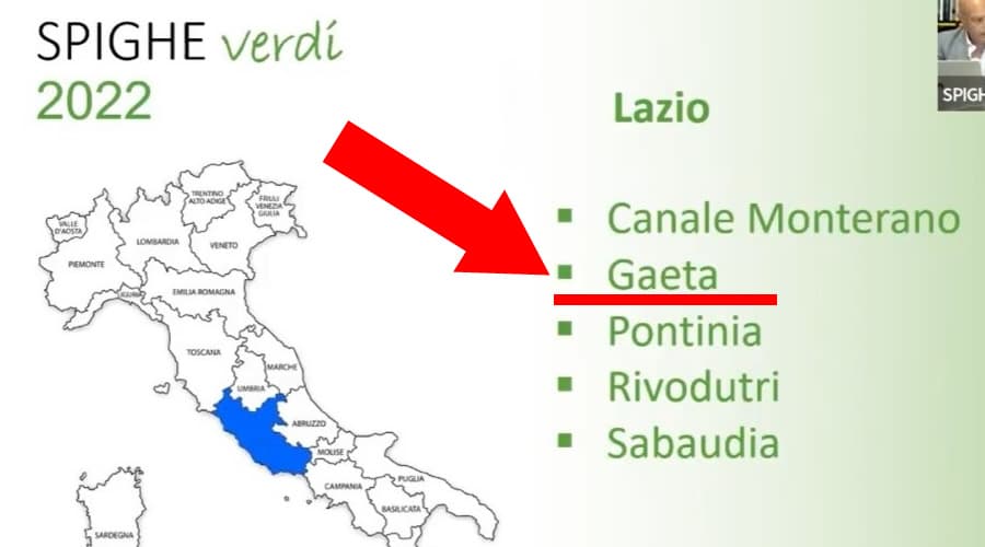 Spighe Verdi 2022, Gaeta conquista il riconoscimento per il sesto anno consecutivo