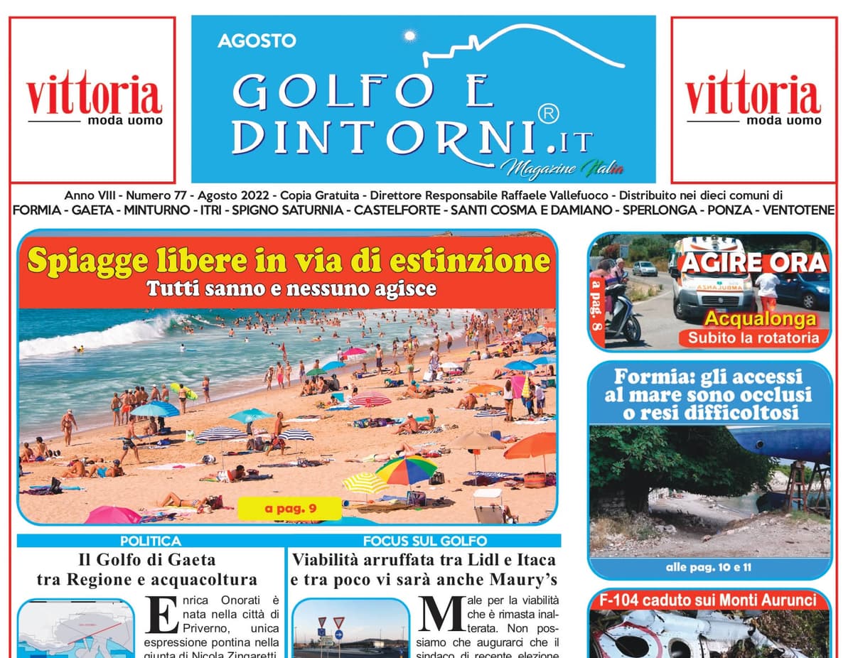 Golfo e Dintorni - In distribuzione il Magazine di Agosto