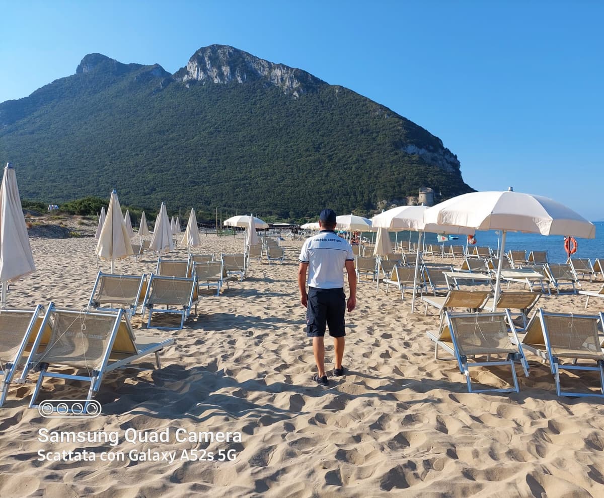 Guardia Costiera: ancora lotta al preposizionamento sulle spiagge libere, oggi Sabaudia