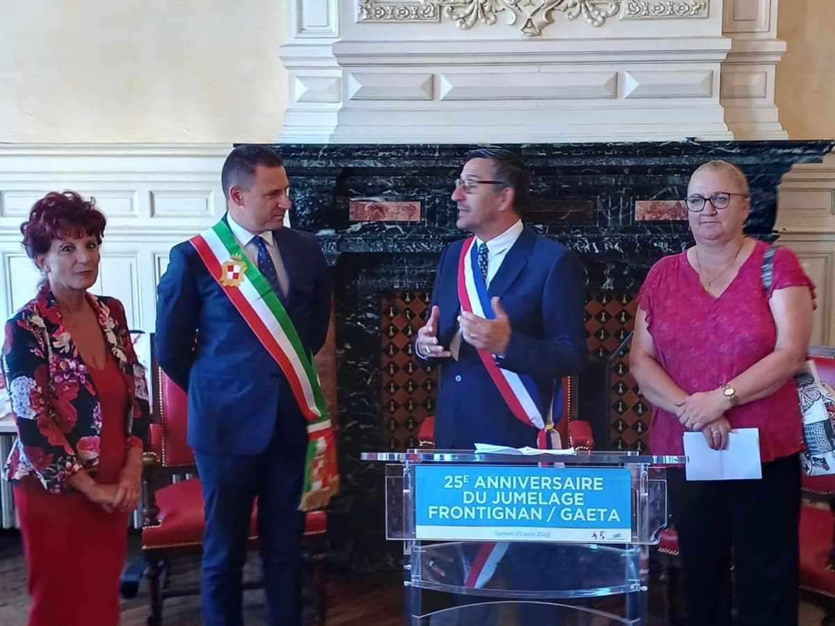 Gaeta e Frontignan La Peyrade: celebrato il 25° anniversario del gemellaggio