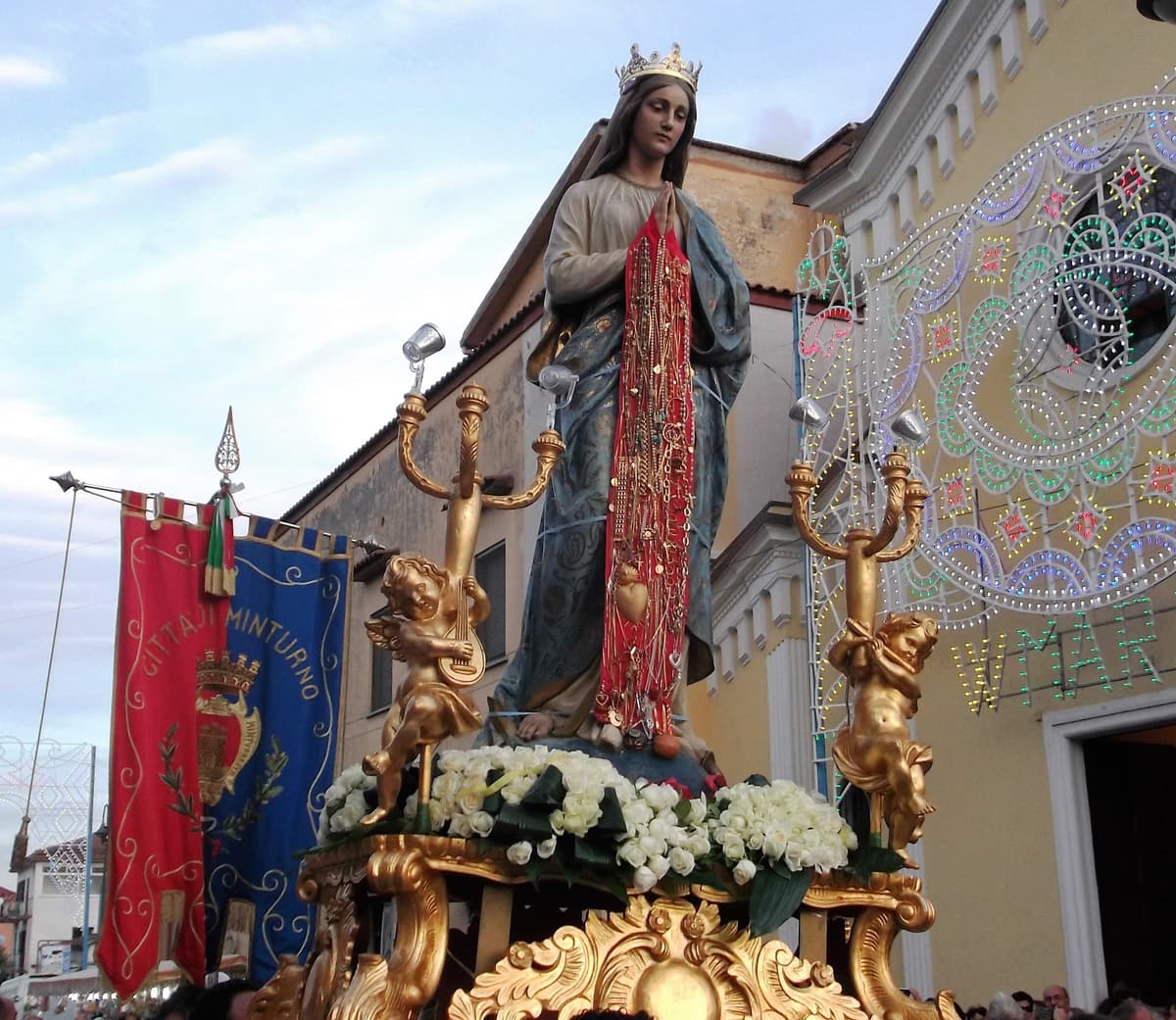 Scauri: Festa Patronale della Natività di Maria sette giorni dal 3 al 9 settembre, chiusura con fuochi pirotecnici