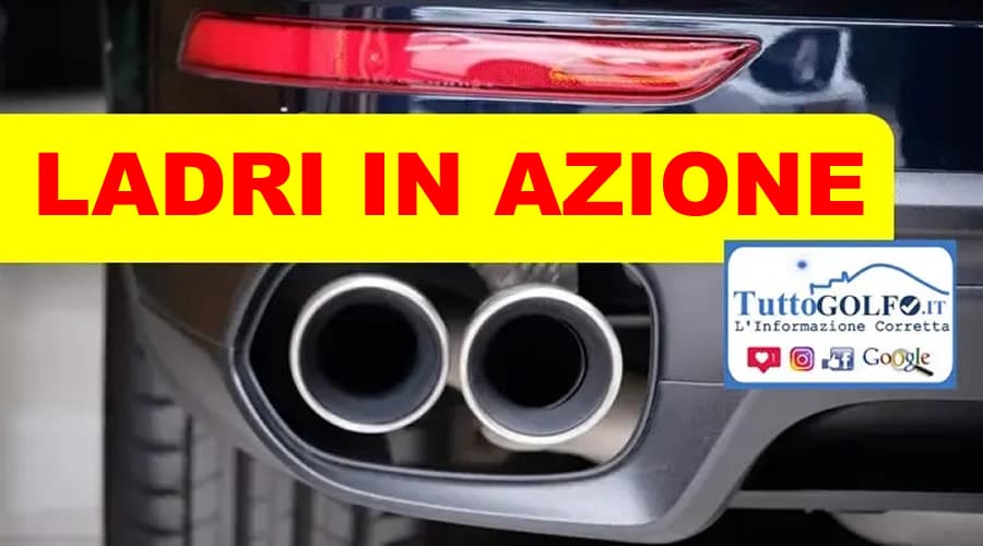 Gaeta, rubano un catalizzatore. Denunciati