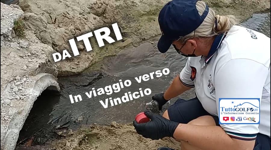 Sversamento di reflui fognari: i liquami da Itri a fino al mare di Vindicio di Formia