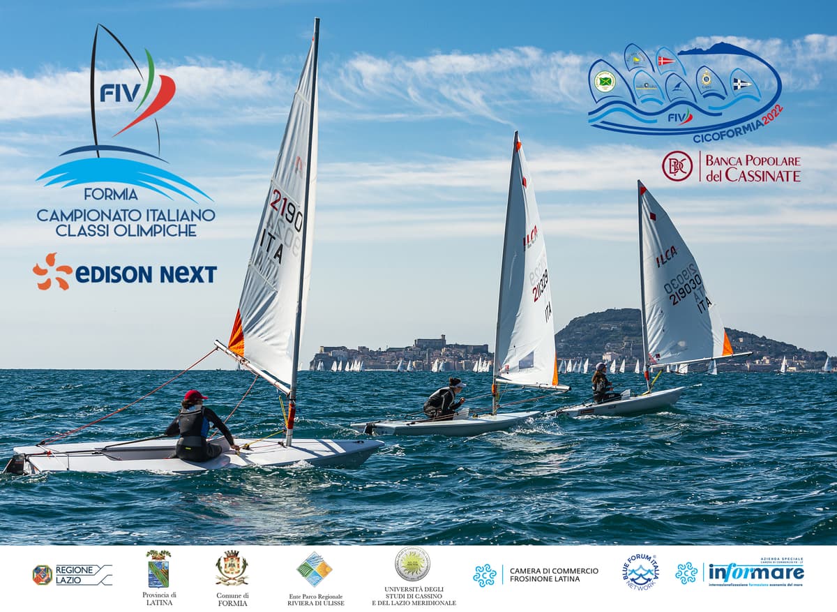Formia, Vela: dal 2 al 6 novembre il Campionato Italiano delle Classi Olimpiche 2022