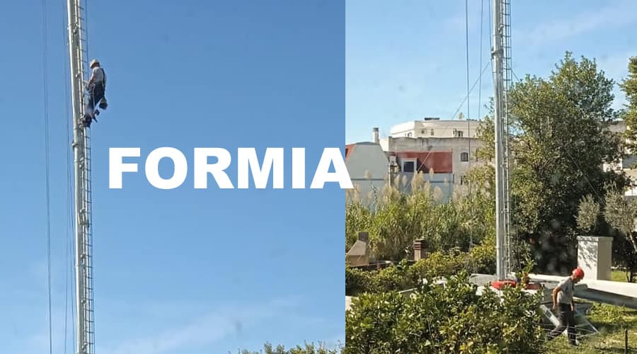 Formia, Gianola: stanno smontando l'antenna