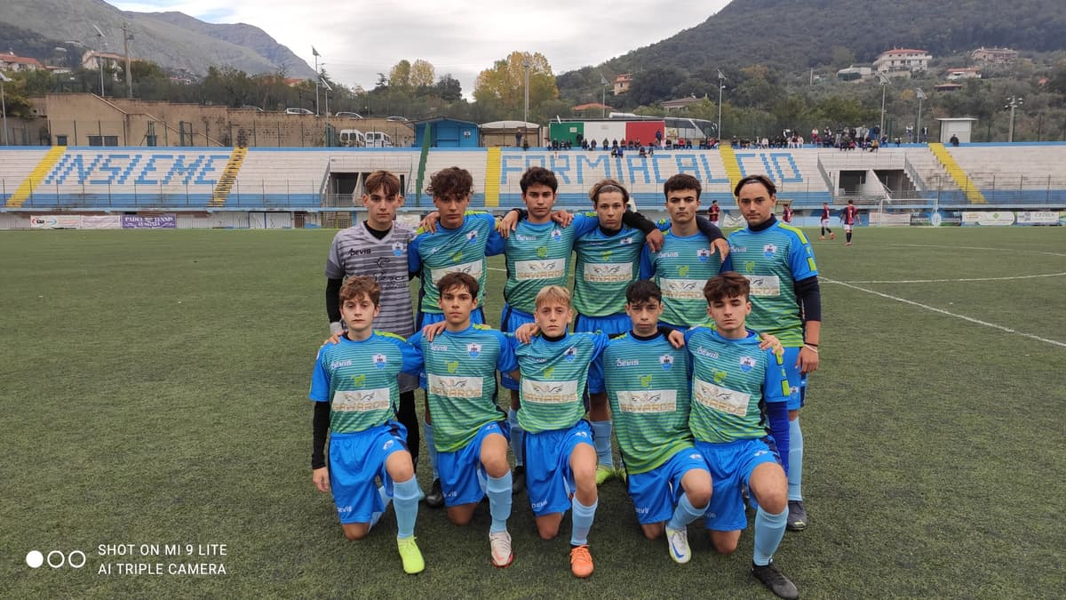 Formia Calcio Under 16 regionale: splendido e combattuto pareggio in casa 3 a 3 con il Vis Sezze