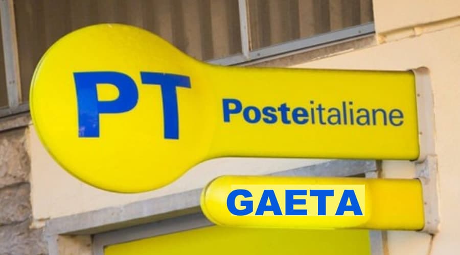 Gaeta, Poste: ufficio postale chiuso per lavori di manutenzione