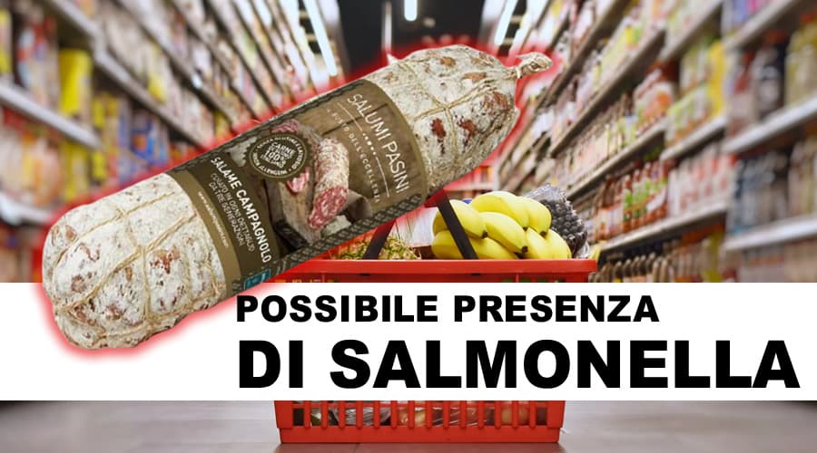 Possibile presenza di salmonella in un salame