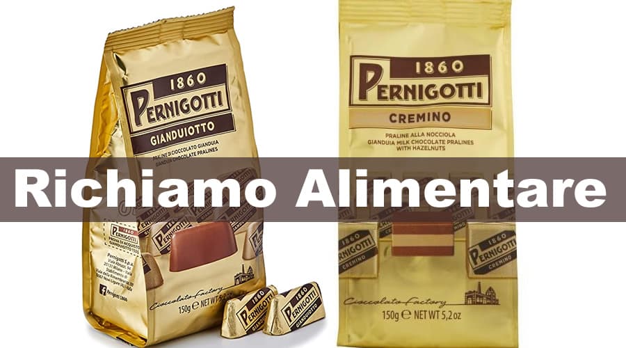 Pernigotti, Cremino e Gianduiotto: possibile presenza di larve nei cioccolatini