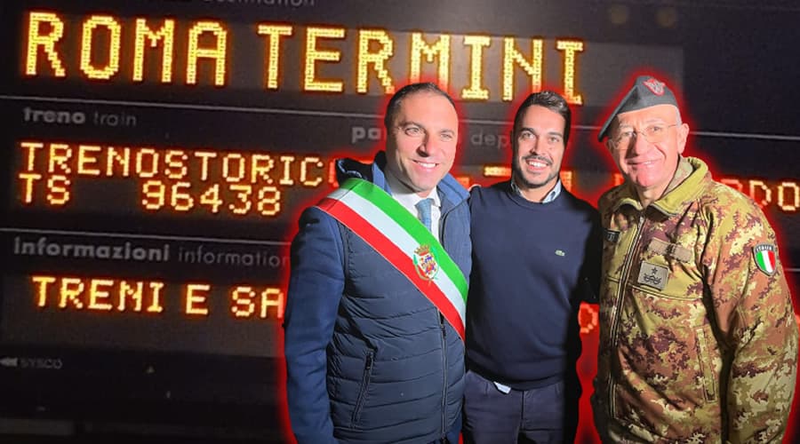 L’arrivo a Formia del "𝐓𝐑𝐄𝐍𝐎 𝐃𝐄𝐋𝐋𝐀 𝐌𝐄𝐌𝐎𝐑𝐈𝐀" 𝐀𝐋𝐋𝐀 𝐒𝐓𝐀𝐙𝐈𝐎𝐍𝐄 𝐅𝐄𝐑𝐑𝐎𝐕𝐈𝐀𝐑𝐈𝐀 𝐃𝐈 𝐅𝐎𝐑𝐌𝐈𝐀
