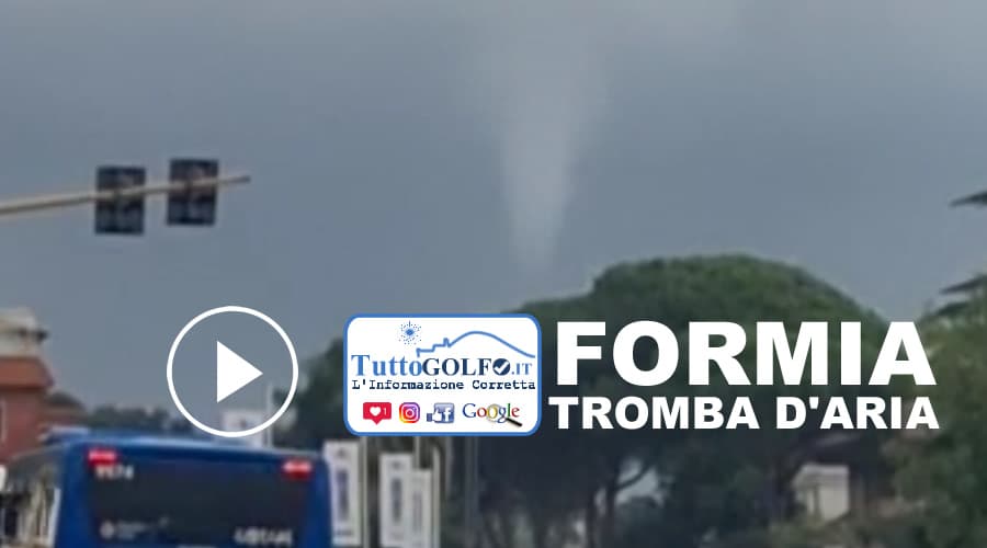 VIDEO - Tromba d'aria a Vindicio di Formia. Una fabbrica a Minturno ha subito ingenti danni