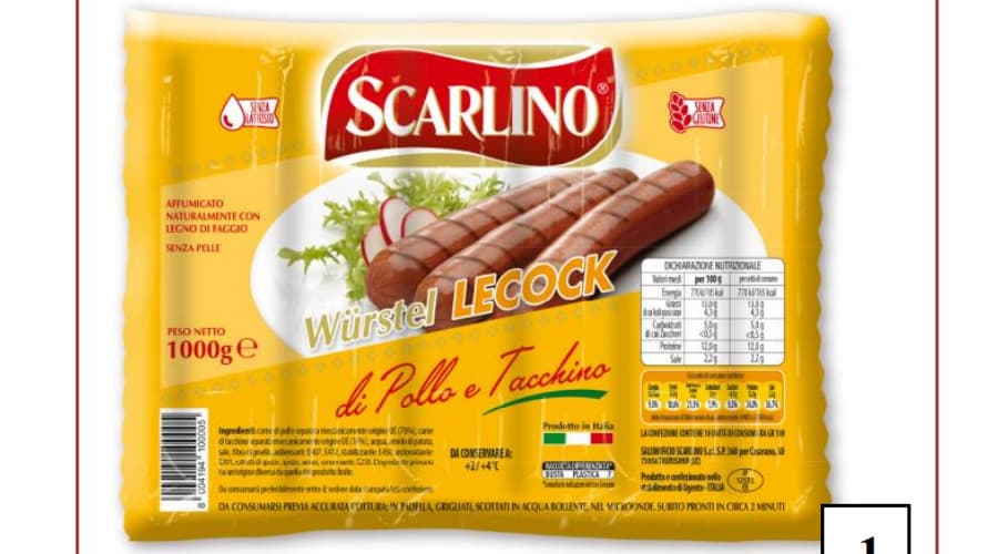 Salmonella: i Wurstel oggetto del richiamo alimentare