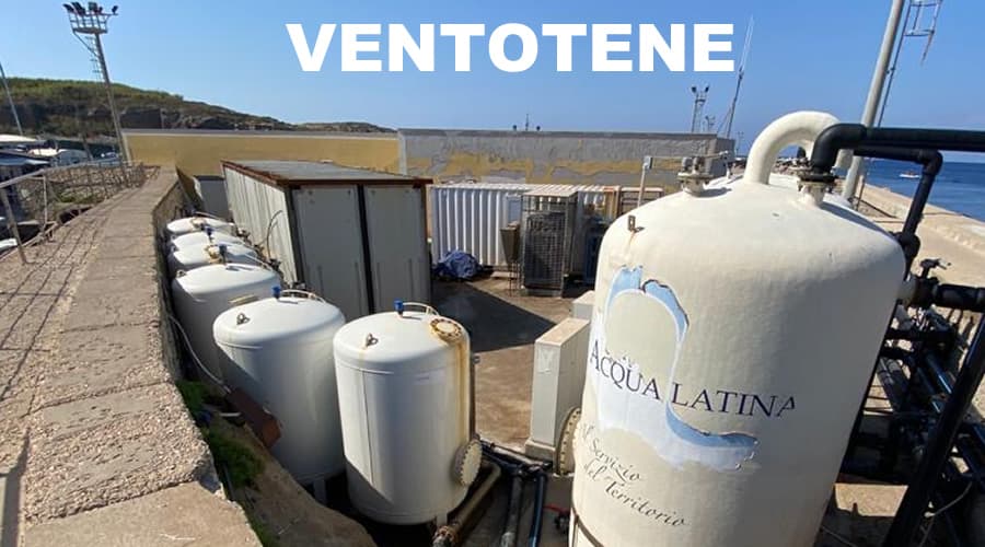Ventotene, dissalatore: l'acqua salmastra entra nelle case