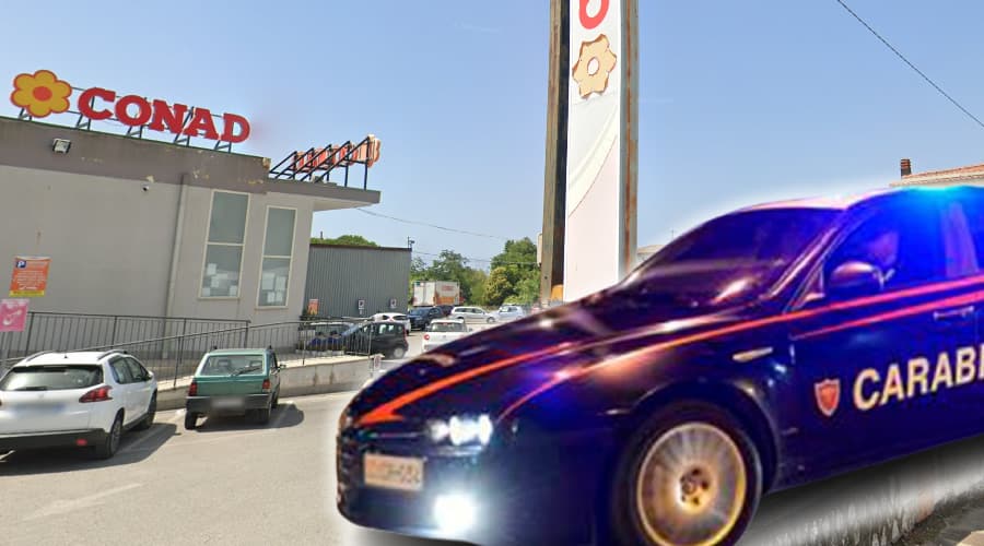 Minturno, colpo grosso: ladri in azione al Conad. Entrano rompendo la parete