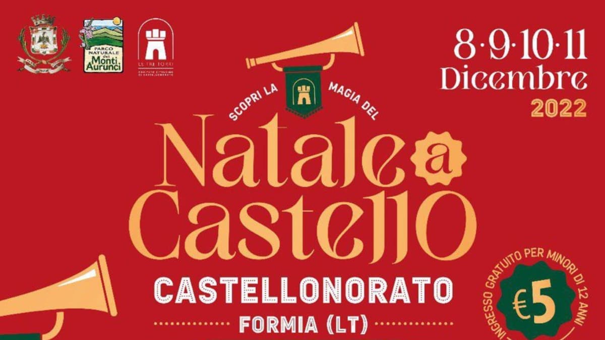 "Natale a Castello", la magia del Natale dall'8 all'11 Dicembre