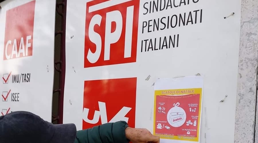 CGIL SPI, Scatole di Natale: l'iniziativa