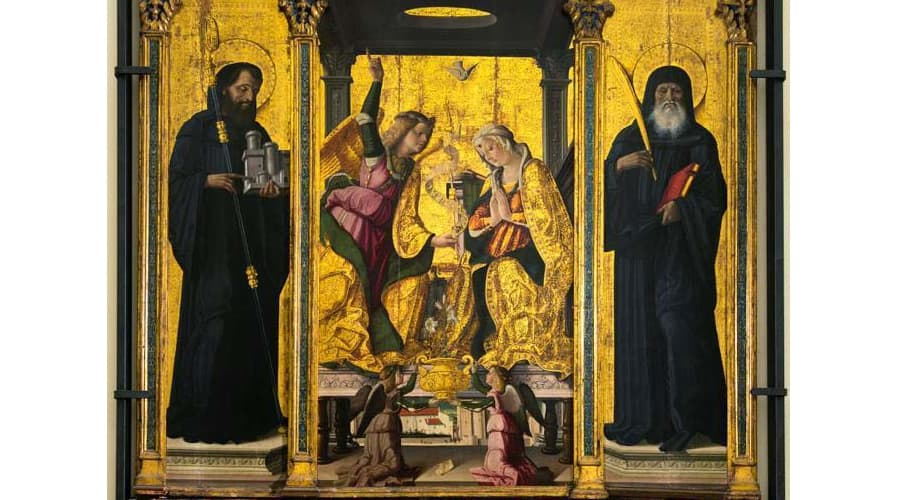 Fondi: Il trittico dell'Annunciazione di Cristoforo Scacco