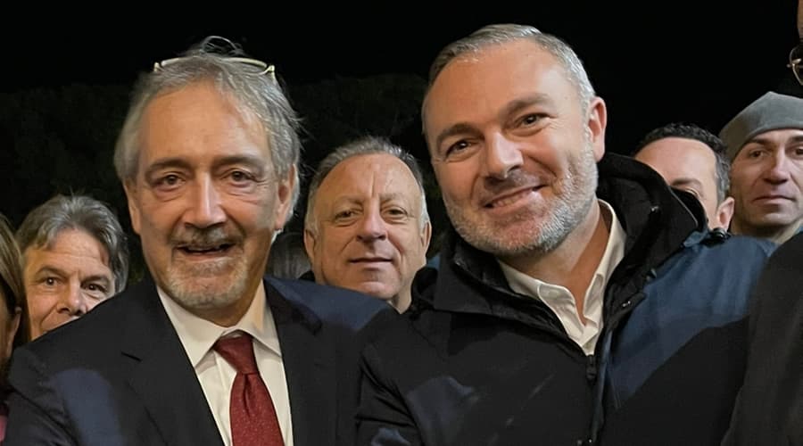 Francesco Rocca a Formia per l'inaugurazione della sede