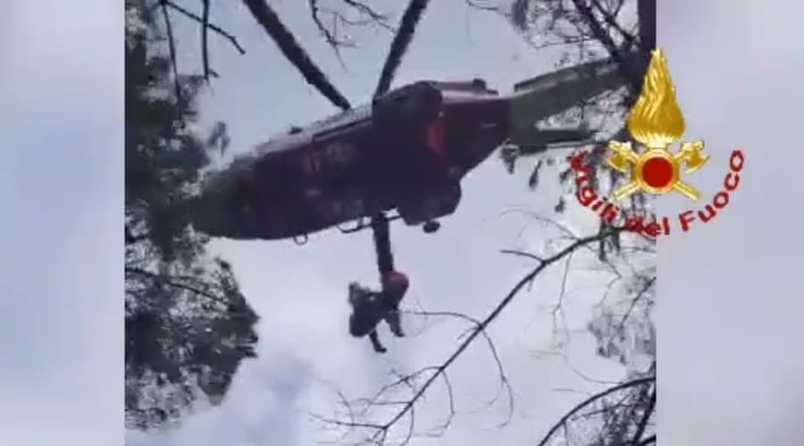 I Vigili del Fuoco di Gaeta hanno ricevuto una richiesta di aiuto da Lenola. Salvato un escursionista