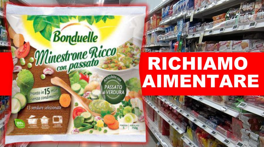 Bonduelle: Presenza di allergene non dichiarato in etichetta