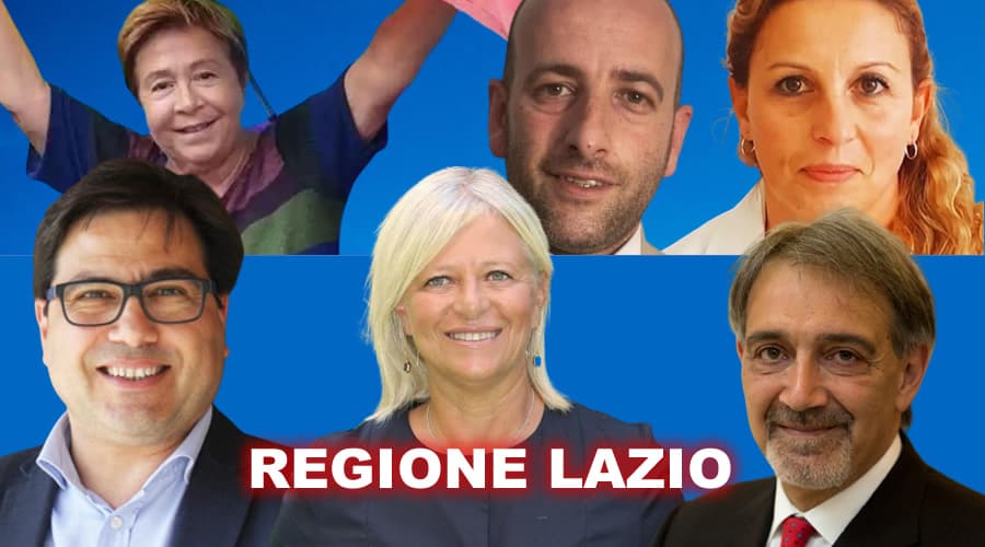 Sei candidati per la poltrona di governatore della Regione Lazio