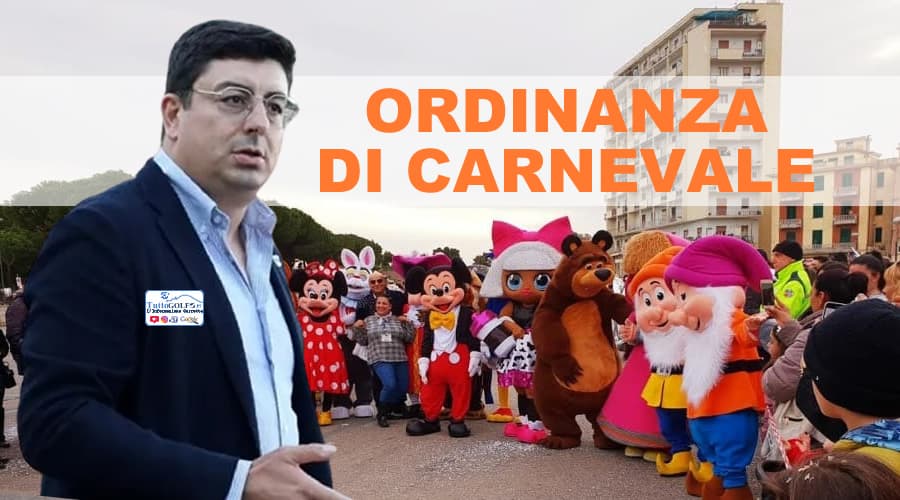 Formia: l'Ordinanza di Carnevale