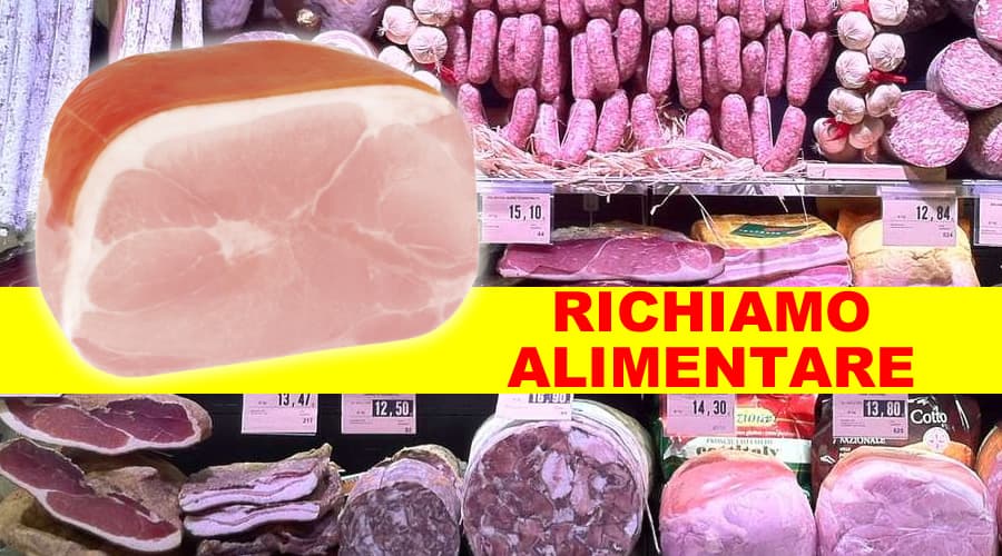 Richiamo alimentare: possibile Listeria nel prosciutto cotto. I lotti coinvolti