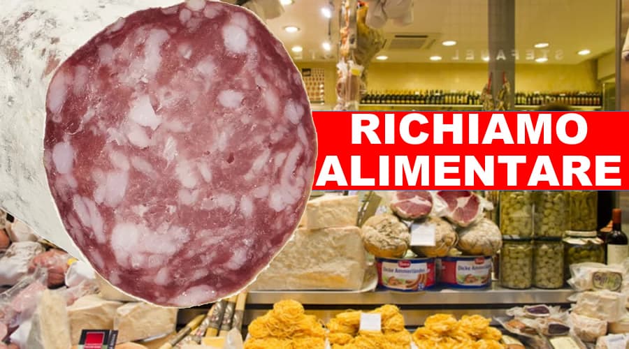 Sospetta presenza di salmonella in un salame. Nuovo Richiamo Alimentare dal Ministero