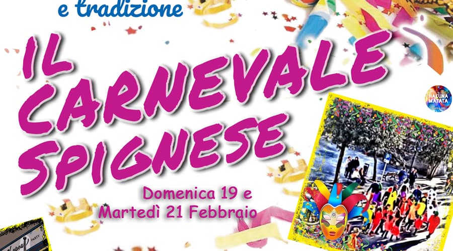 Torna il Carnevale a Spigno Saturnia: domenica 19 e martedì 21 febbraio