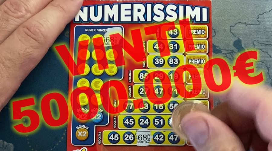A Fondi vinti 500.000€ con Numerissimi