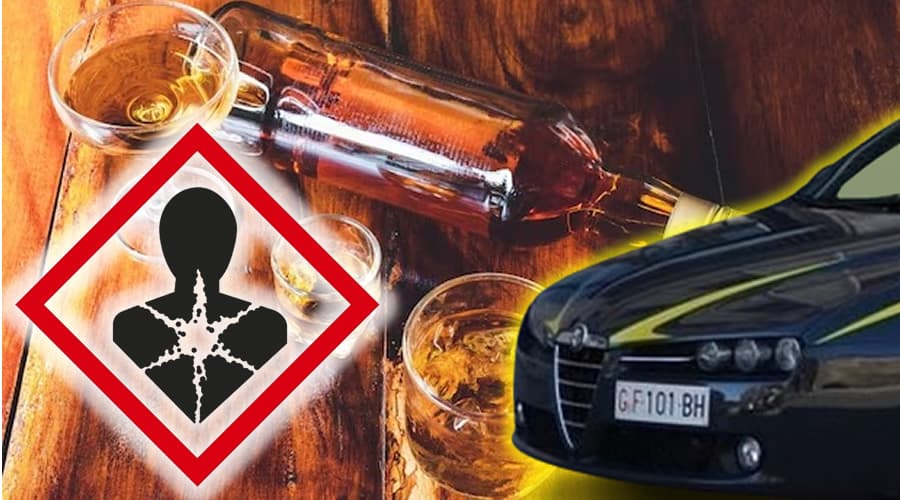 Liquori prodotti con alcol denaturato anti covid-19 ed etichettati poi con famosi marchi di alcolici. 12 arresti