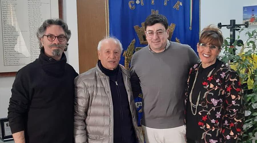 L'incontro tra il Sindaco di Formia Gianluca Taddeo e l'associazione culturale Il Setaccio