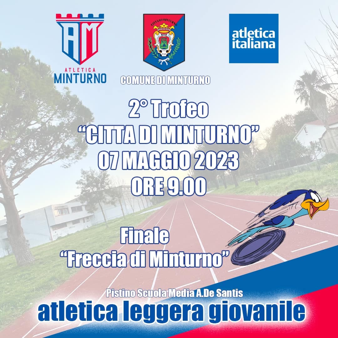 Minturno e l'Atletica leggera giovanile, il nostro territorio va di corsa: 7 maggio 2023 al via con i campionati provinciali.