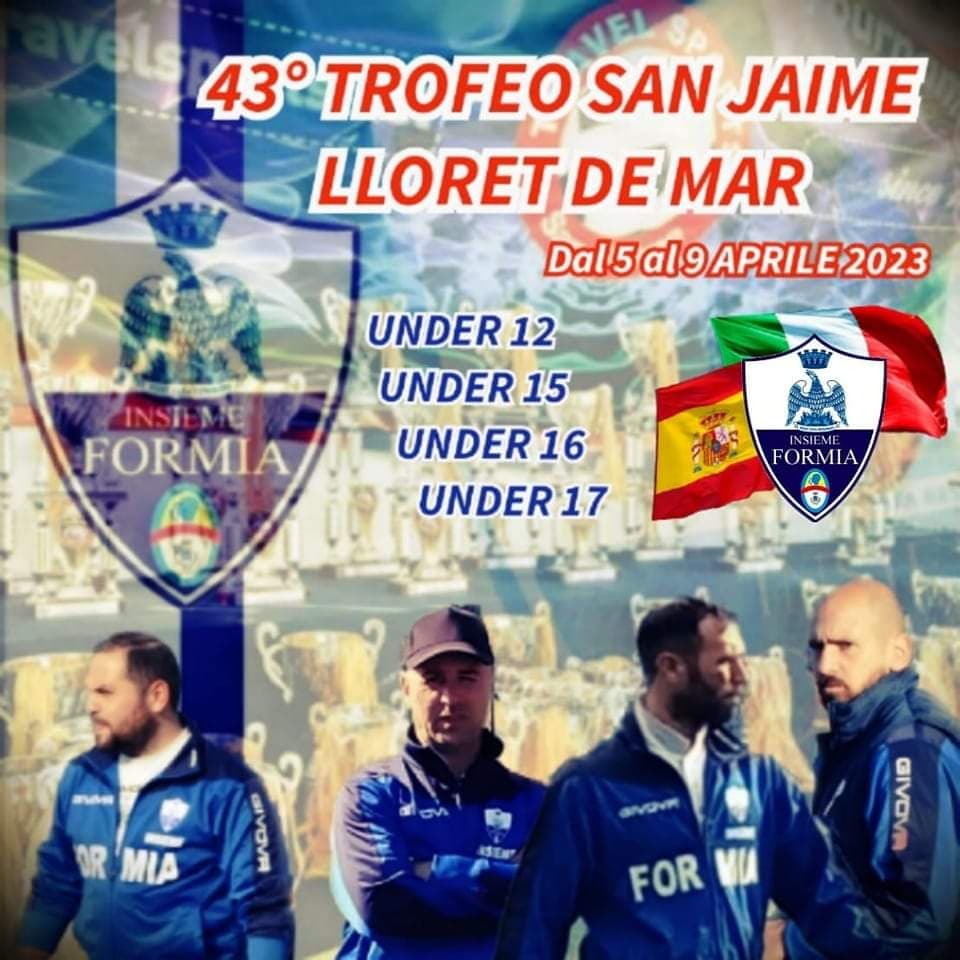 Insieme Formia Calcio è in Spagna con 5 squadre per 80 calciatori