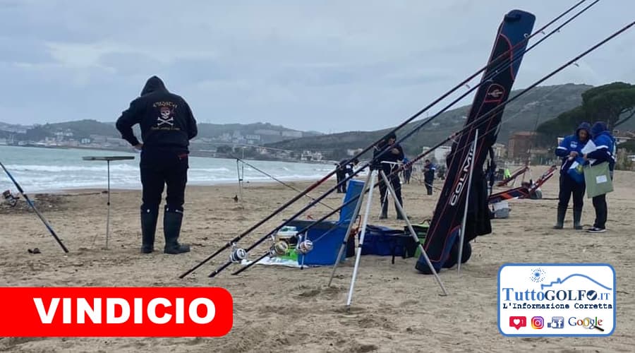 Formia: Vindicio Teatro della 2° Tappa del campionato Provinciale di Surfcasting