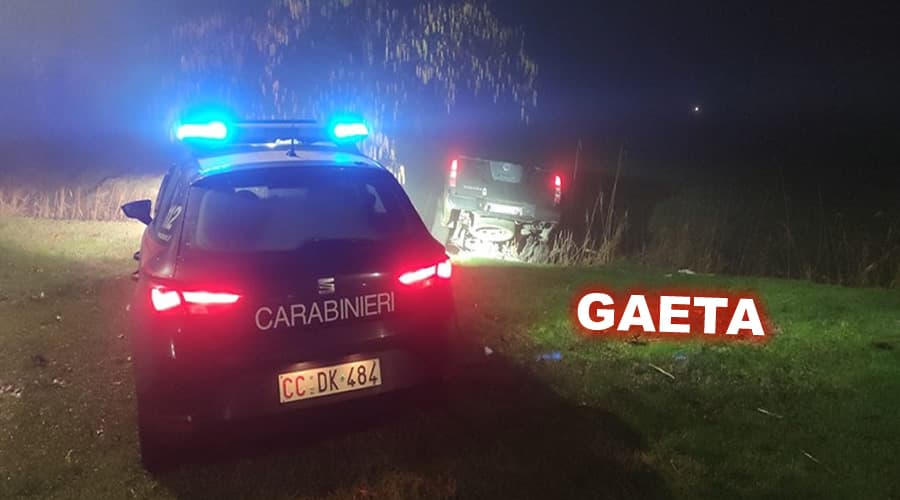 Auto rubata a Gaeta e abbandonata in via del Colle: la vicenda