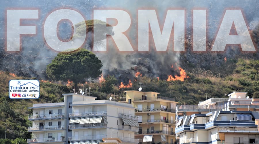 Formia, estate = incendi: appello alle Istituzioni